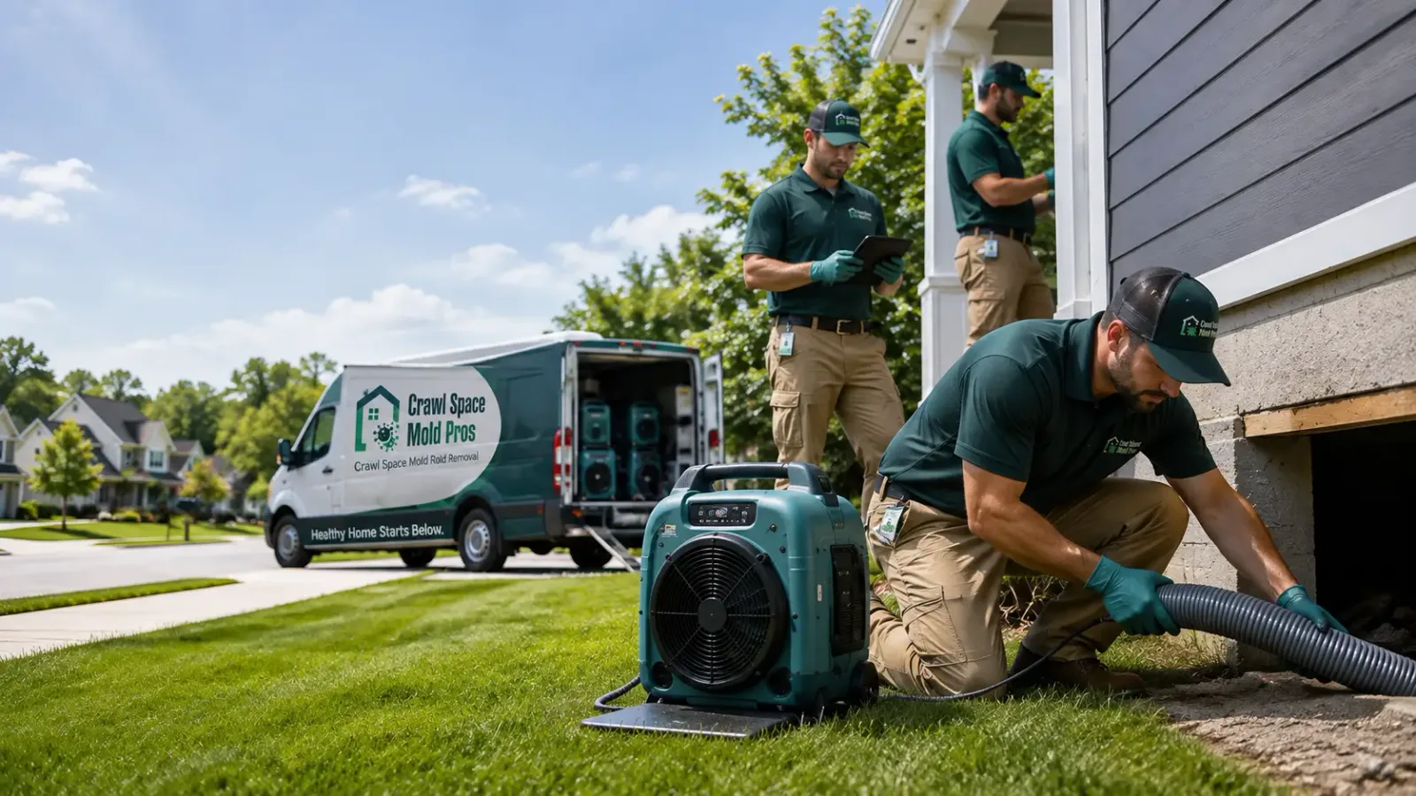 Crawl Space Mold Removal in Avon, IN